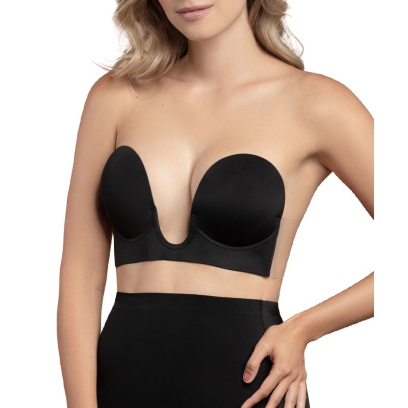 BYE-BRA - SOUTIEN-GORGE SANS POIGNÉES NOIR