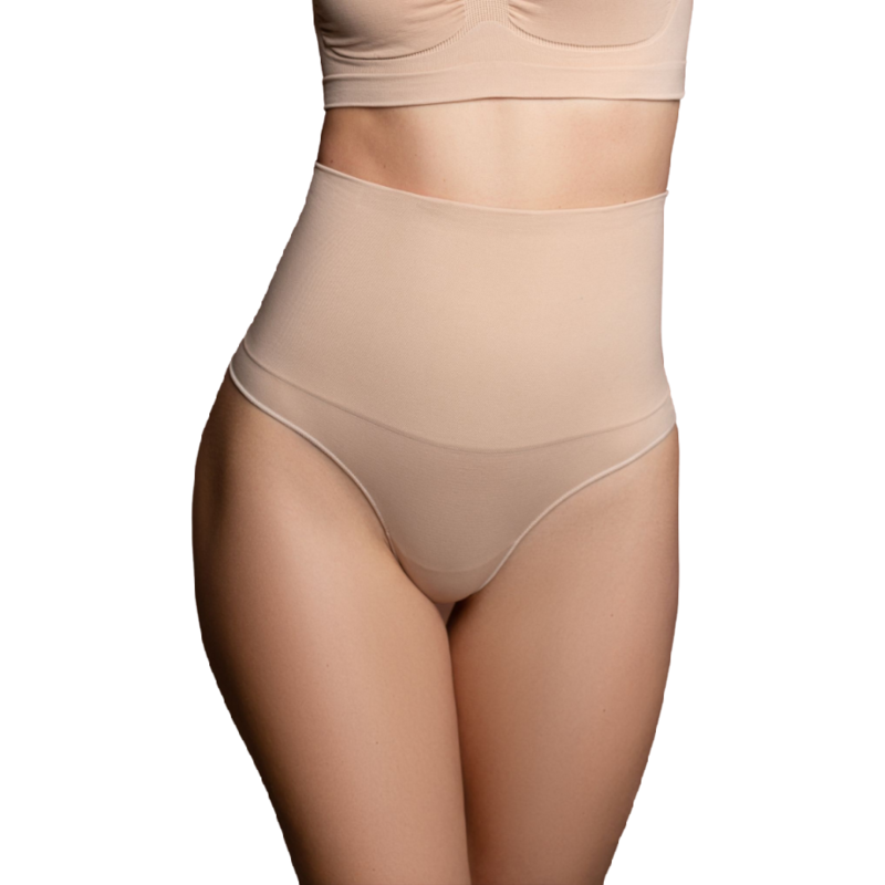 BYE-BRA - FAONNEUR SANS POINTS STYLE STRING BEIGE