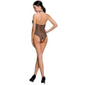 PASSION - FEMME BS087 BODYSTOCKING NOIR TAILLE UNIQUE