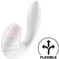 SATISFYER - SUPERNOVA AIR PULSE STIMULATEUR ET VIBRATION BLANC