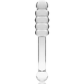 NEBULA SERIES BY IBIZA - MODÈLE 20 GODE EN VERRE BOROSILICATE CLAIR 20.5 CM -O- 3 CM