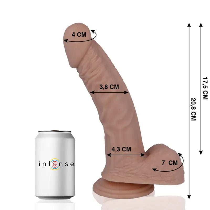 MR INTENSE - SPENCER PÉNIS ULTRAREALISTE MOYEN AVEC TESTICULES 23 CM