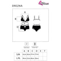 LIVCO CORSETTI FASHION - DREZNA LC 90733 SOUTIEN-GORGE + CULOTTE NOIR