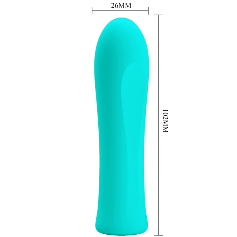 PRETTY LOVE - VIBRATEUR SUPER PUISSANT ALFREDA VERT EAU