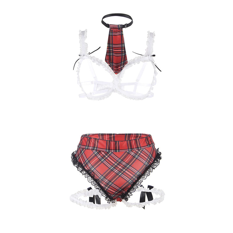SUBBLIME - COSTUME D'ÉCOLIÈRE SEXY AVEC SOUTIEN-GORGE