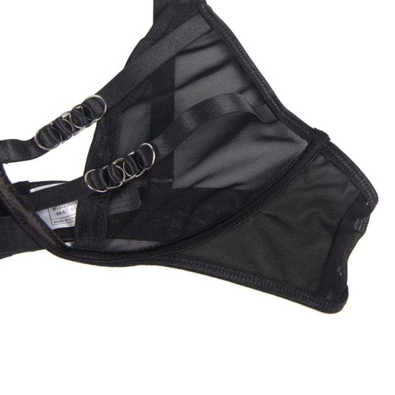SUBBLIME - ENSEMBLE DEUX PIÈCES DE SOUTIEN-GORGE TRANSPARENT ET BANDES