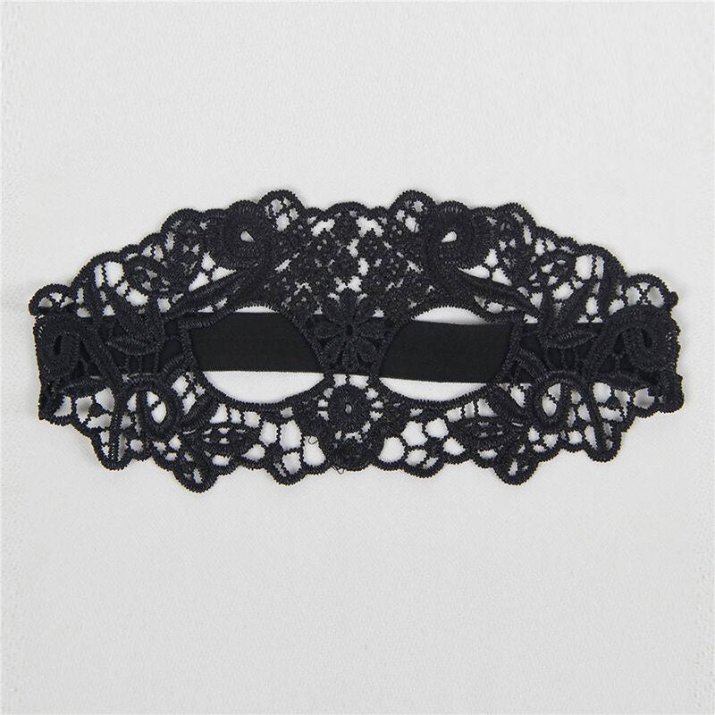 QUEEN LINGERIE - MASQUE EN DENTELLE NOIRE