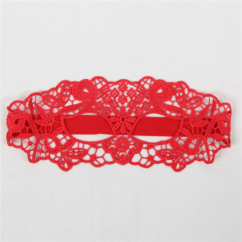 QUEEN LINGERIE - MASQUE DENTELLE ROUGE