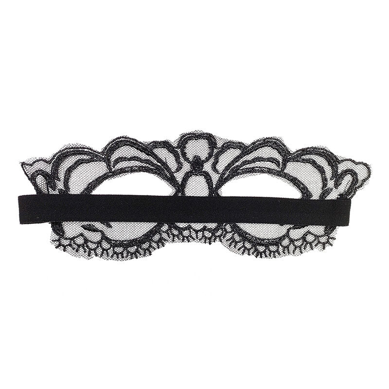 QUEEN LINGERIE - MASQUE FINE DENTELLE NOIRE