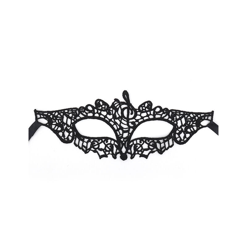 QUEEN LINGERIE - MASQUE EN DENTELLE NOIRE MODÈLE 2
