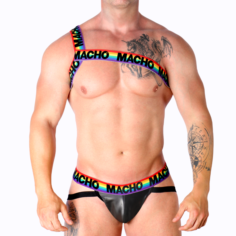 MACHO - HARNAIS ROMAIN BLANC S/M