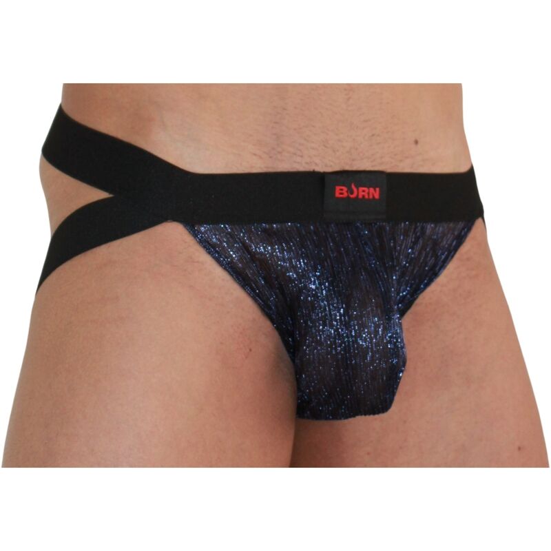 BURN - 006 JOCK BLEU BRILLANT / NOIR