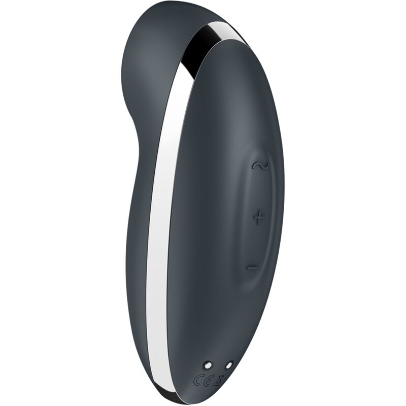 SATISFYER - TAP & CLIMAX 2 VIBRATEUR & STIMULATEUR GRIS