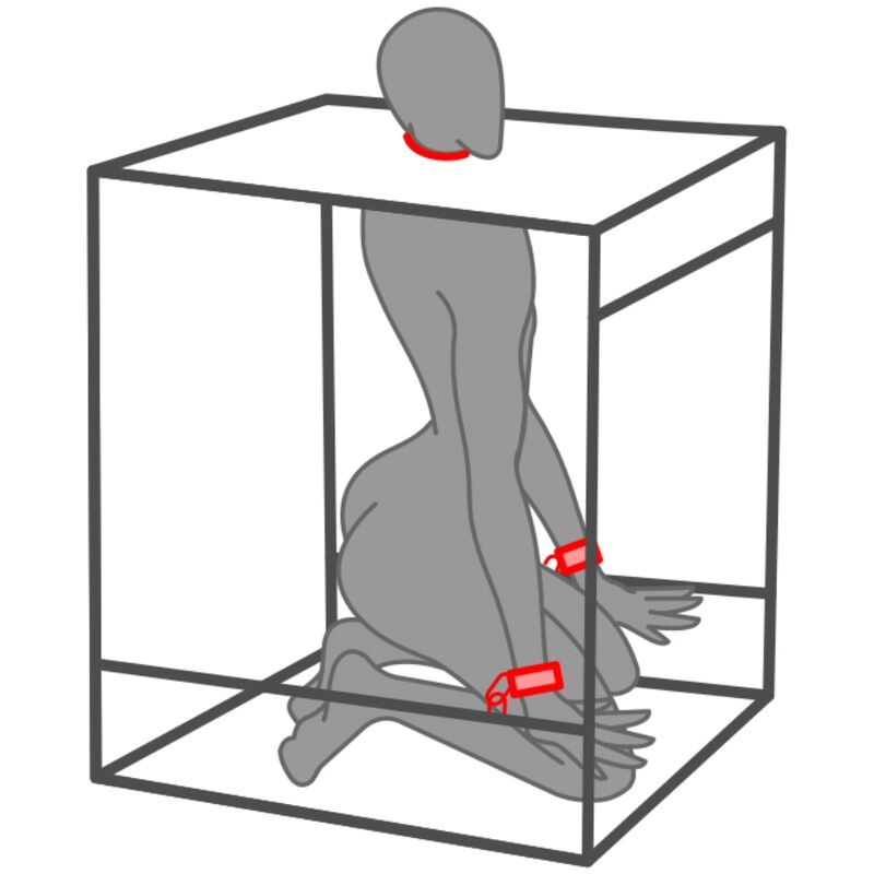 SECRET DOME - KINK CLUB CABINA BUKKAKE NOIR ET ROUGE