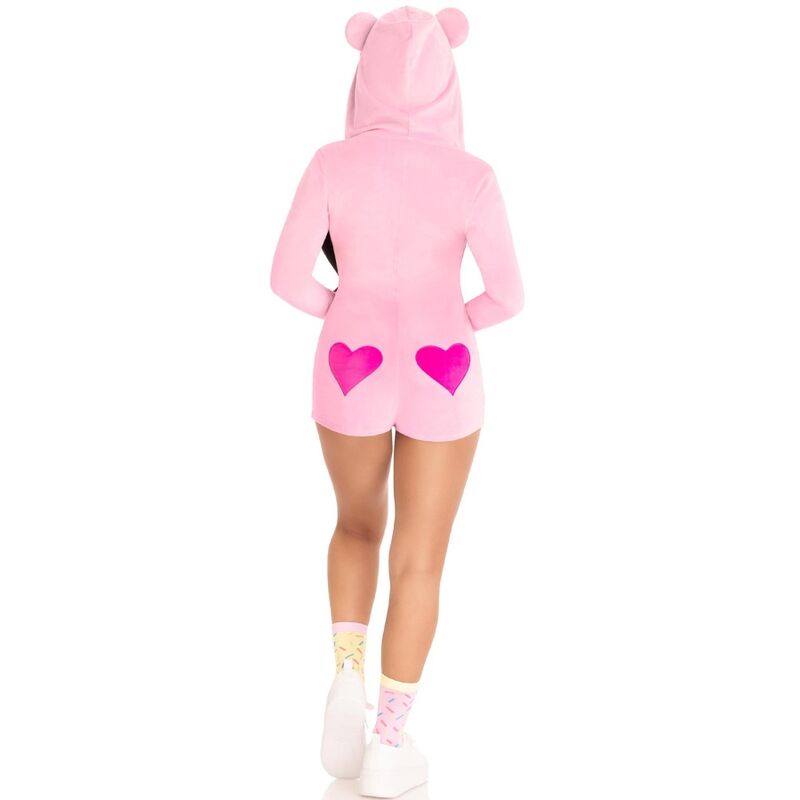 LEG AVENUE - BODY VELOURS OURS EN TEDDY ROSE