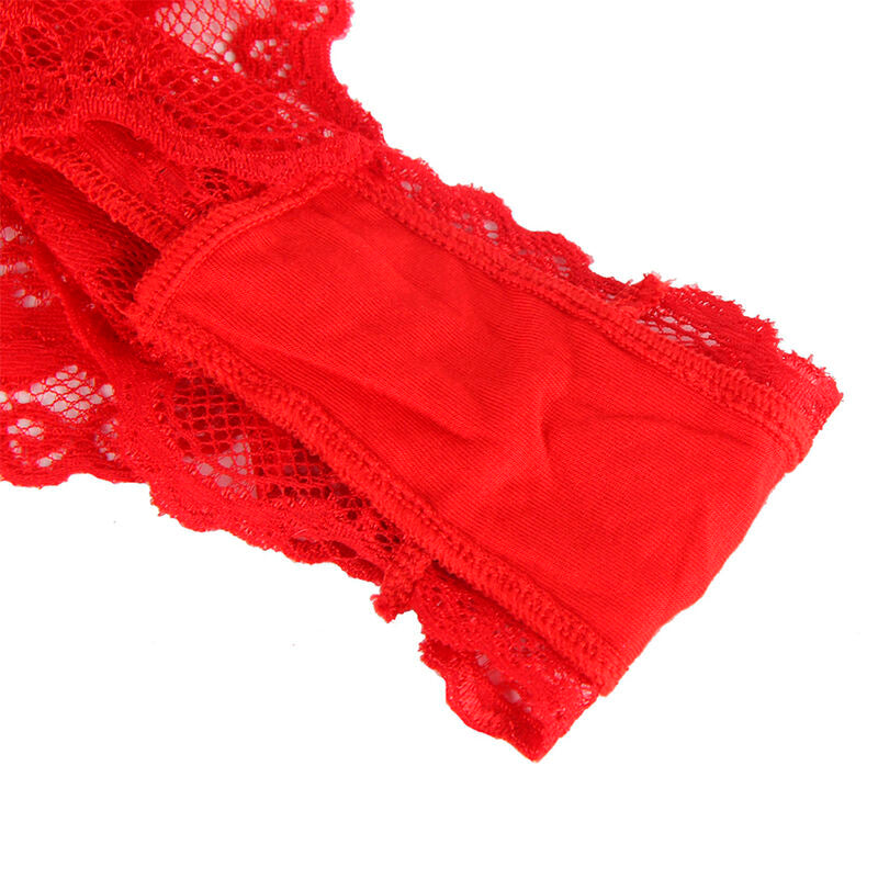 SUBBLIME - 953980 BODY SEXY A VOLANTS + CEINTURE ROUGE