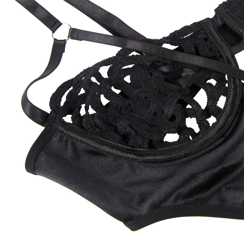 SUBBLIME - 954055 BODY SEXY EN DENTELLE NOIR