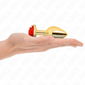 KINK - PLUG ANAL OR ROSE ROUGE TAILLE M