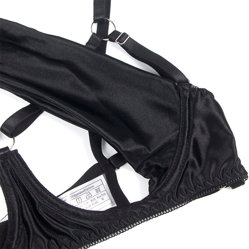 SUBBLIME - 955205 ENSEMBLE SOUTIEN-GORGE AVEC NŒUD NOIR RÉGLABLE