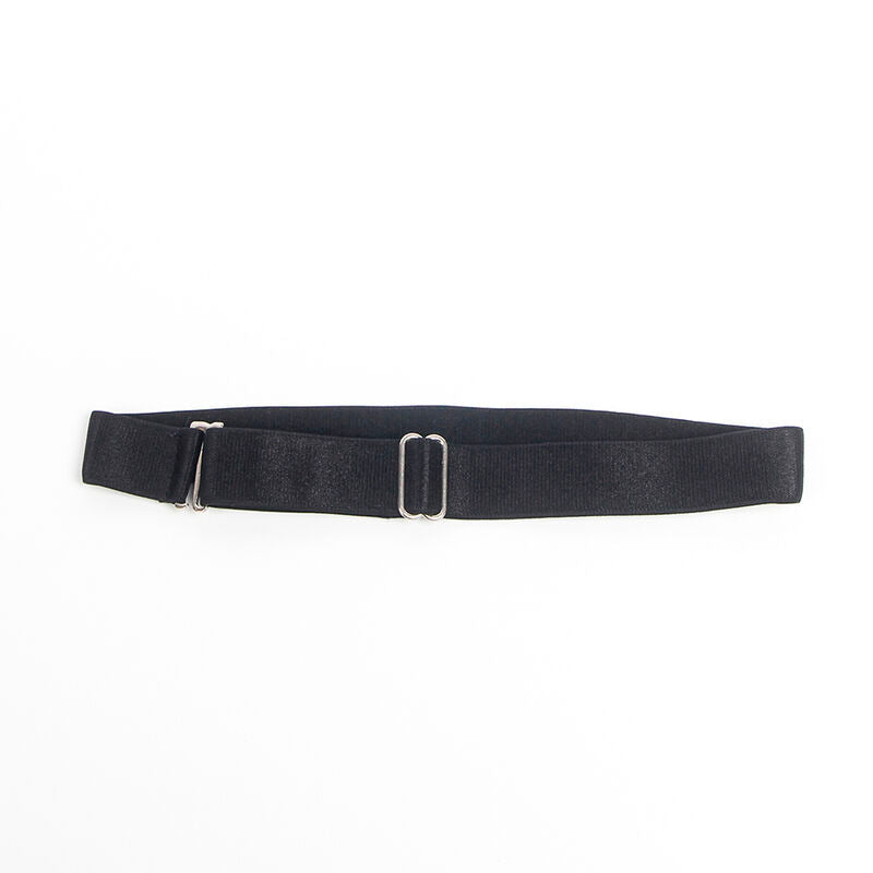 SUBBLIME - 955373 ROBE À BRETELLES EN CUIR NOIR