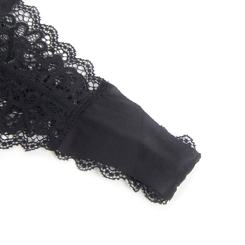 SUBBLIME - 955458 BODY FERMETURE ÉCLAIR EN CUIR NOIR