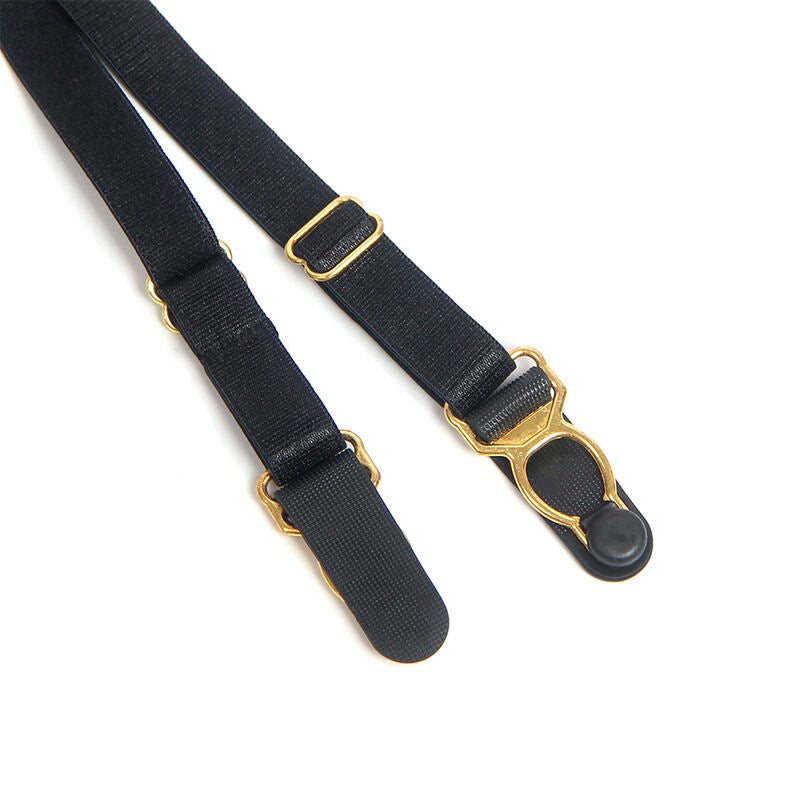 SUBBLIME - 955458 BODY FERMETURE ÉCLAIR EN CUIR NOIR