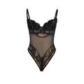 SUBBLIME - 955625 BODY EN DENTELLE AVEC FERMETURE EN BAS NOIR