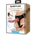 PRETTY LOVE - CULOTTE HARNAIS UNIVERSELLE KYTON AVEC GODE SQUIRTING 19 CM MULATO