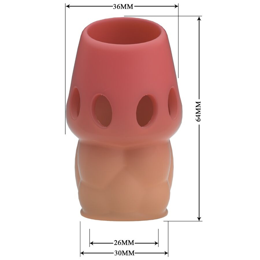 PRETTY LOVE - OSCAR PÉNIS PLUS ÉPAIS ROSE