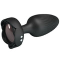 PRETTY LOVE - OSBORN PLUG ANAL AVEC LUMIÈRE LED NOIR 9,8 CM