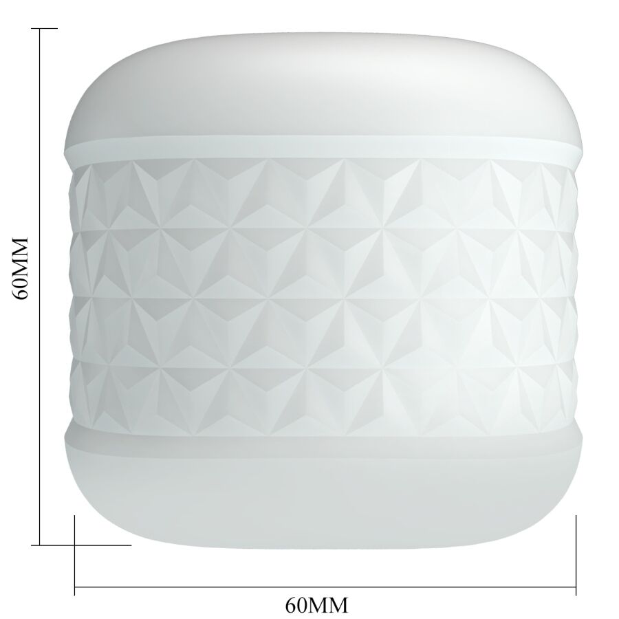 PRETTY LOVE - MASTURBATEUR HOMME CRYSTLE BLANC