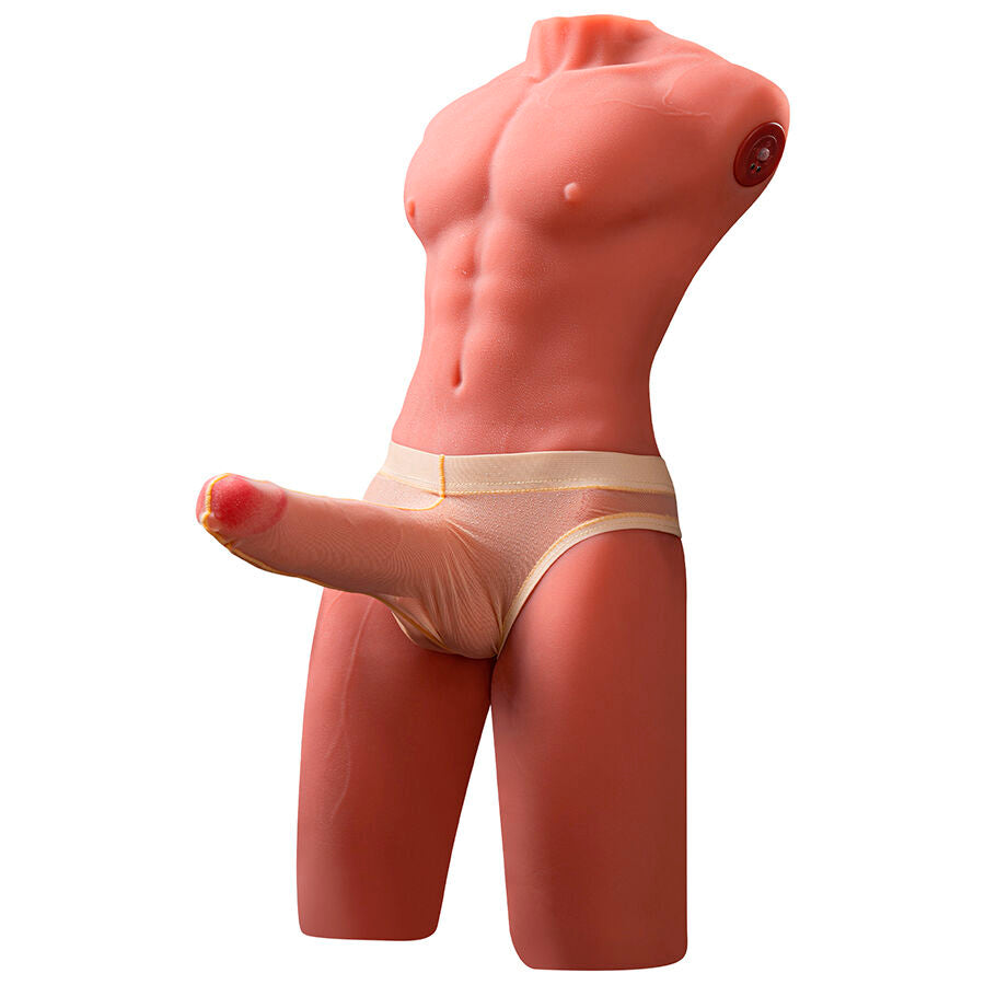 XISE - JASON DEMI-CORPS TORSE MASCULIN RÉALISTE AVEC MOUVEMENTS DE POUSSÉE ET DE VIBRATION 55 CM