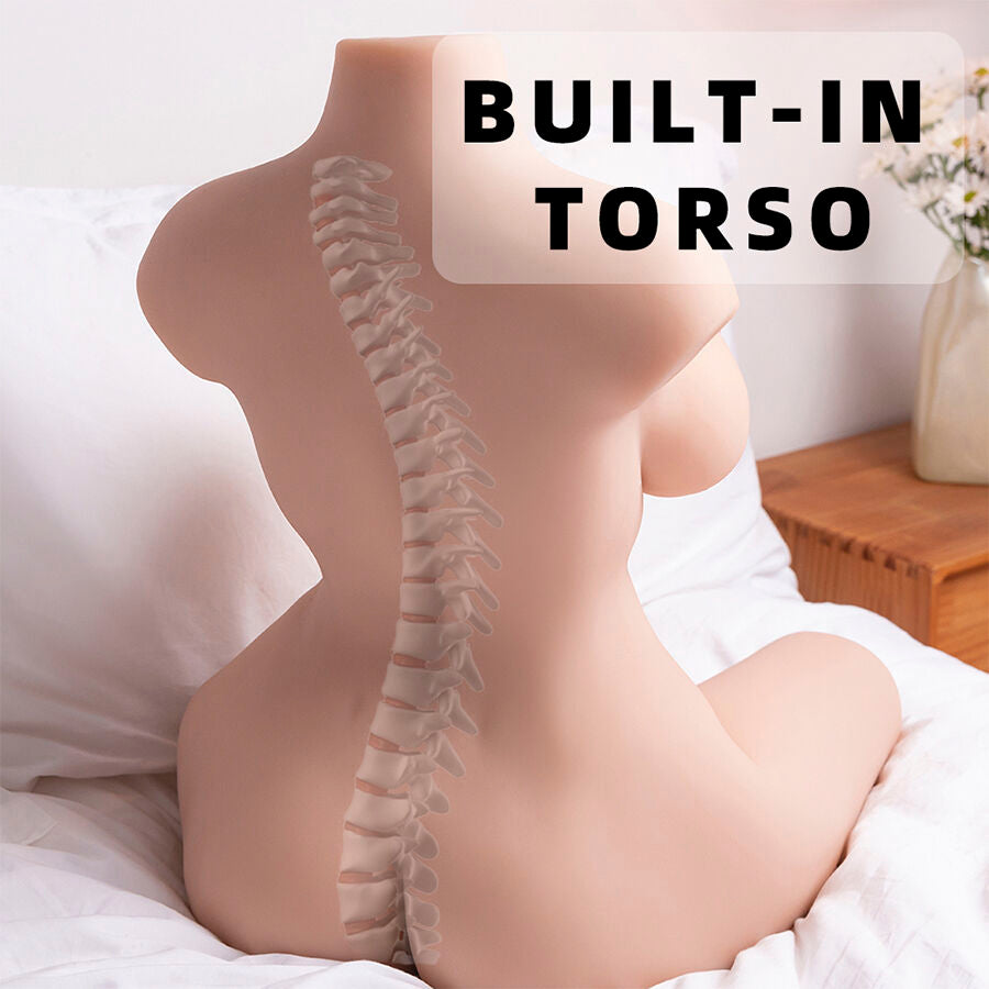 XISE - TORSE FÉMININ RÉALISTE ET SOIGNÉ AVEC POUSSE 71 CM