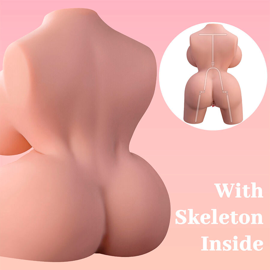 XISE - FRIEDA TORSE FÉMININ RÉALISTE AVEC VIBRATION 36 CM