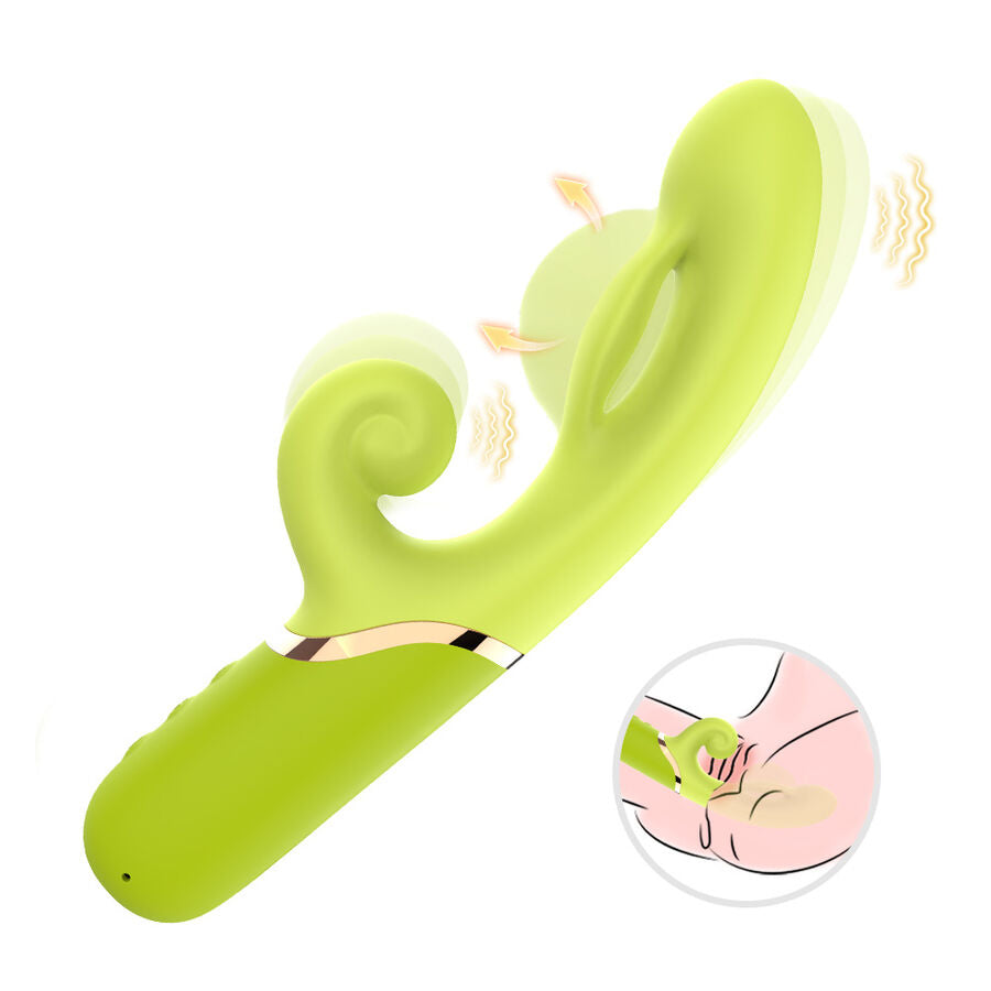ARMONY - INFLABLE POINT A STIMULATEUR VIBRATEUR VERT
