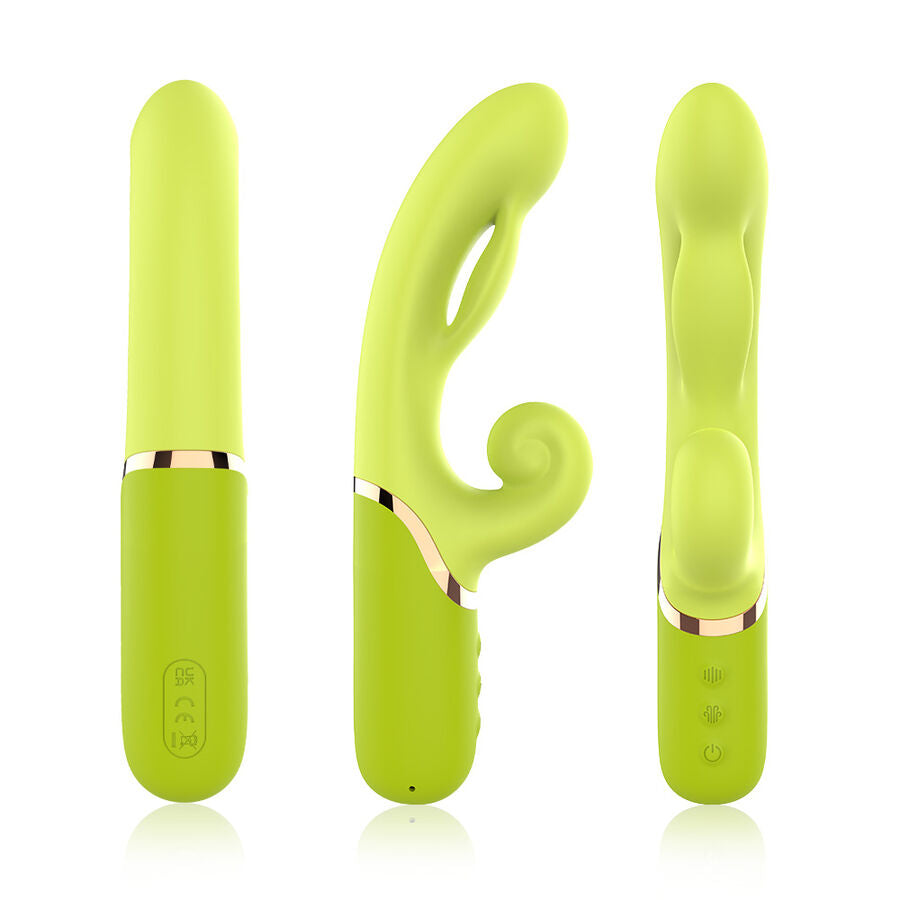 ARMONY - INFLABLE POINT A STIMULATEUR VIBRATEUR VERT