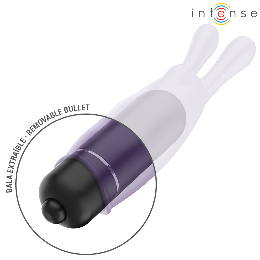INTENSE - BALLE VIBRANTE VIOLET MYSTIQUE 8,7 X 2,4 CM