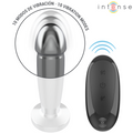 INTENSE - PLUG ANAL 10 VIBRATIONS GODE MÉTALLIQUE AVEC TÉLÉCOMMANDE S