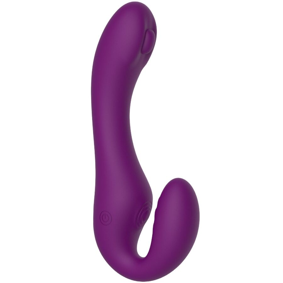XOCOON - VIBRATEUR SANS STRAPLESS 2 EN 1 AVEC TÉLÉCOMMANDE VIOLET