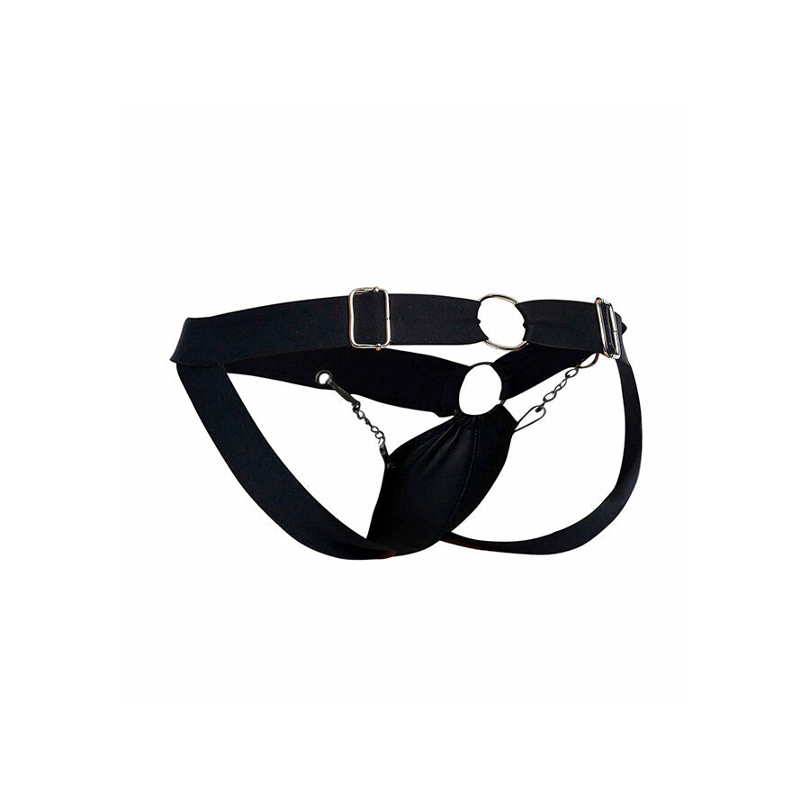 MOB - JOCKSTRAP DNGEON NOIR À CHAÎNE TAILLE UNIQUE