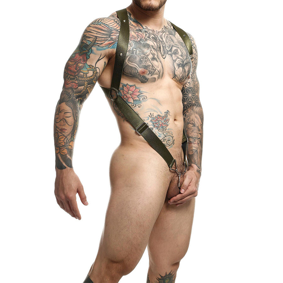 MOB - HARNAIS CROISÉ DANS LE DOS DNGEON VERT TAILLE UNIQUE