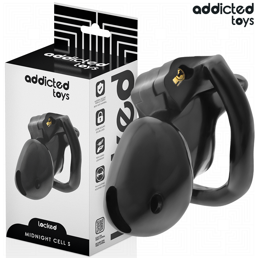 ADDICTED TOYS LOCKED - MINDNIGHT CELL CAGE À PÉNIS TAILLE S