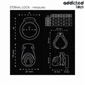 ADDICTED TOYS LOCKED - CAGE À PÉNIS À VERROUILLAGE ÉTERNEL 9 CM
