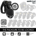ADDICTED TOYS LOCKED - MINDNIGHT CELL CAGE À PÉNIS TAILLE M