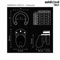 ADDICTED TOYS LOCKED - CAGE À PÉNIS OBSIDIAN HOLD TAILLE S