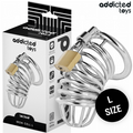 ADDICTED TOYS LOCKED - CAGE À PÉNIS EN MÉTAL IRON CELL 5 CM TAILLE L