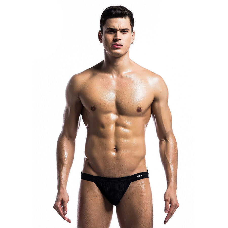 MOB - MAILLOT DE BAIN FETISH JOCKSTRAP NOIR