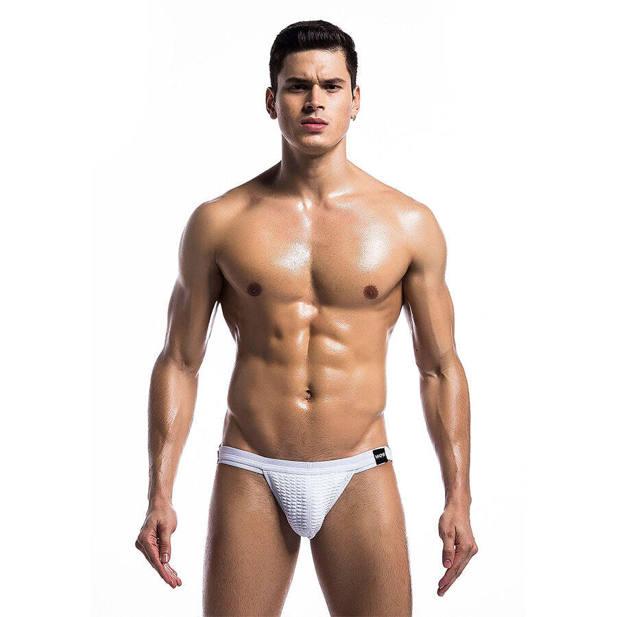 MOB - MAILLOT DE BAIN FÉTICHE BLANC JOCKSTRAP