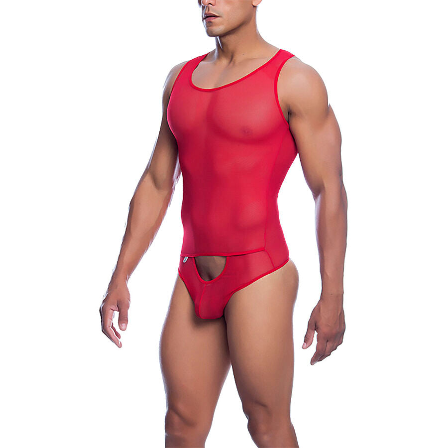 MOB - BODY TRANSPARENT ROUGE