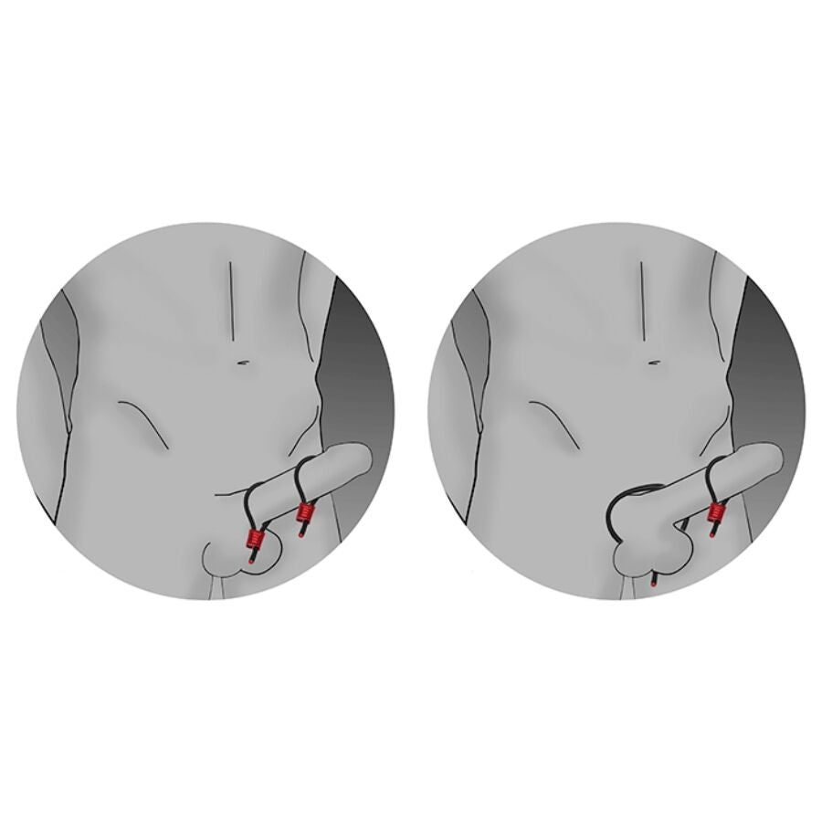 ELECTRASTIM - PRESTIGE ELECTRA LOOPS ANNEAUX PÉNIENS RÉGLABLES NOIRS